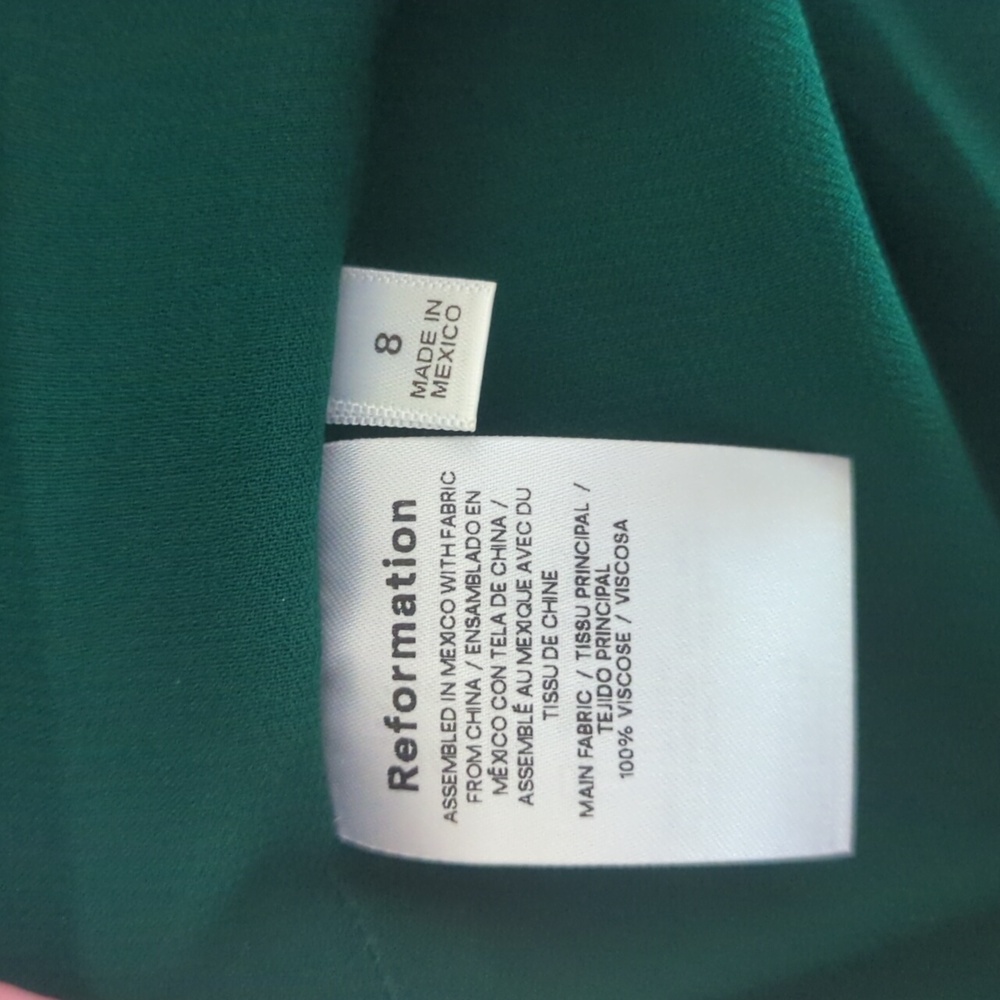 Reformation Twilight Dress in Green - Picture 10 of 10